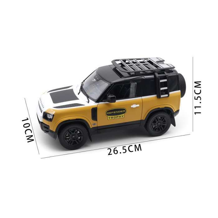 1/18 Land Rover Defender 90 2023 Trophy Edition Almost Real 810710 Diecast Model Toy Car Gifts For Father Friends