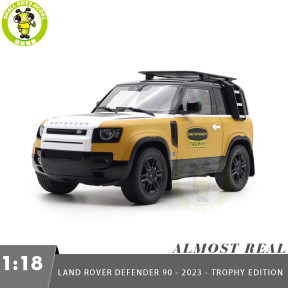 1/18 Land Rover Defender 90 2023 Trophy Edition Almost Real 810710 Diecast Model Toy Car Gifts For Father Friends