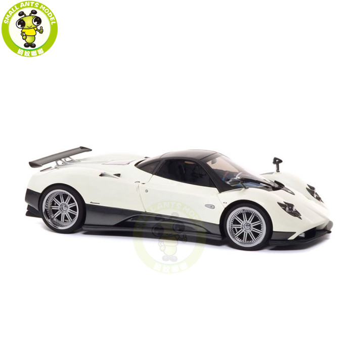 1/18 PAGANI ZONDA F 2005 Almost REAL Bianco Fabriano Diecast Model Toy Car Gifts For Friends Father