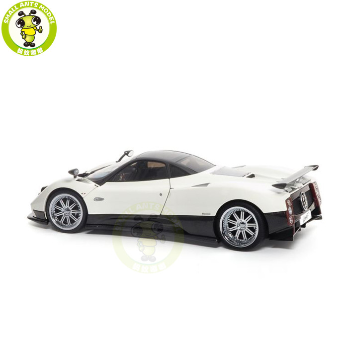 1/18 PAGANI ZONDA F 2005 Almost REAL Bianco Fabriano Diecast Model Toy Car Gifts For Friends Father