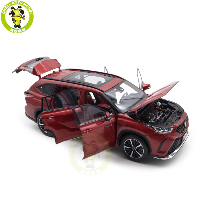 1/18 Toyota Crown Kluger Diecast Model Car Gifts For Father Friends