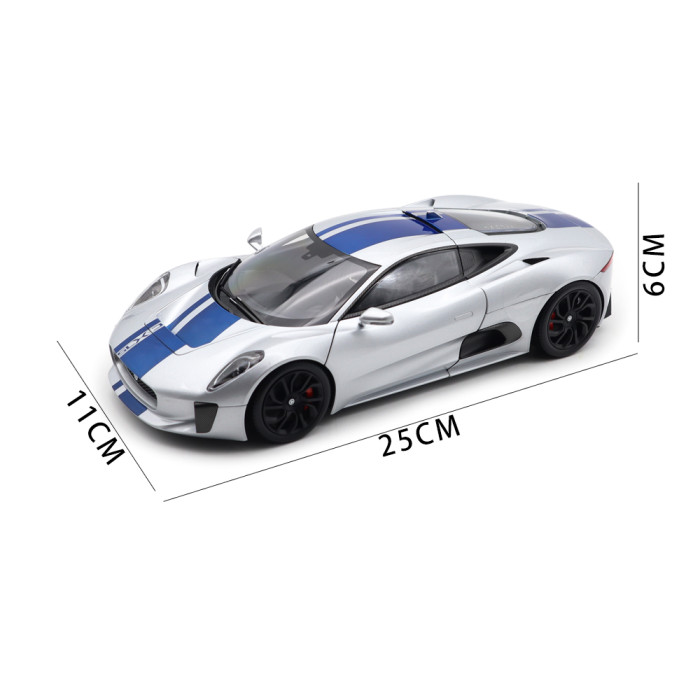 1/18 Land Rover Jaguar C-X75 2013 GTA Almost Real 810601 Diecast Model Car Gifts For Father Friends