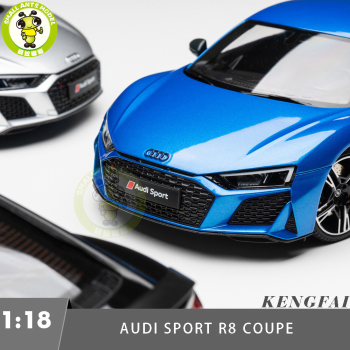 1/18 Audi Sport R8 Coupe KengFai Diecast Model Toy Car Gifts For Friends Father