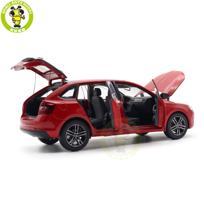 1/18 VW Skoda Rapid Spaceback Diecast Model Toy Car Gifts For Father Friends