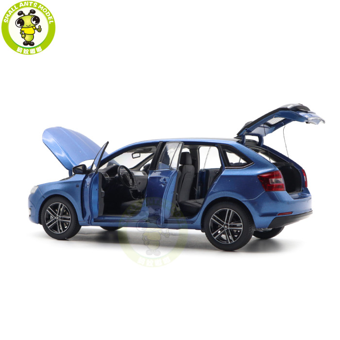 1/18 VW Skoda Rapid Spaceback Diecast Model Toy Car Gifts For Father Friends
