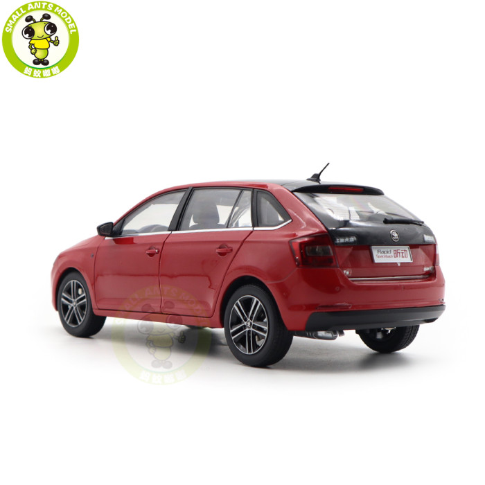 1/18 VW Skoda Rapid Spaceback Diecast Model Toy Car Gifts For Father Friends