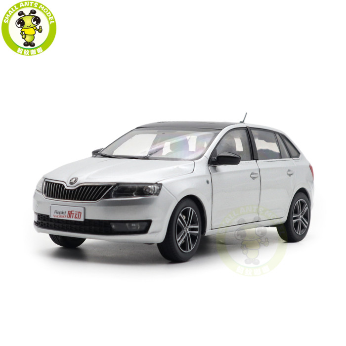 1/18 VW Skoda Rapid Spaceback Diecast Model Toy Car Gifts For Father Friends