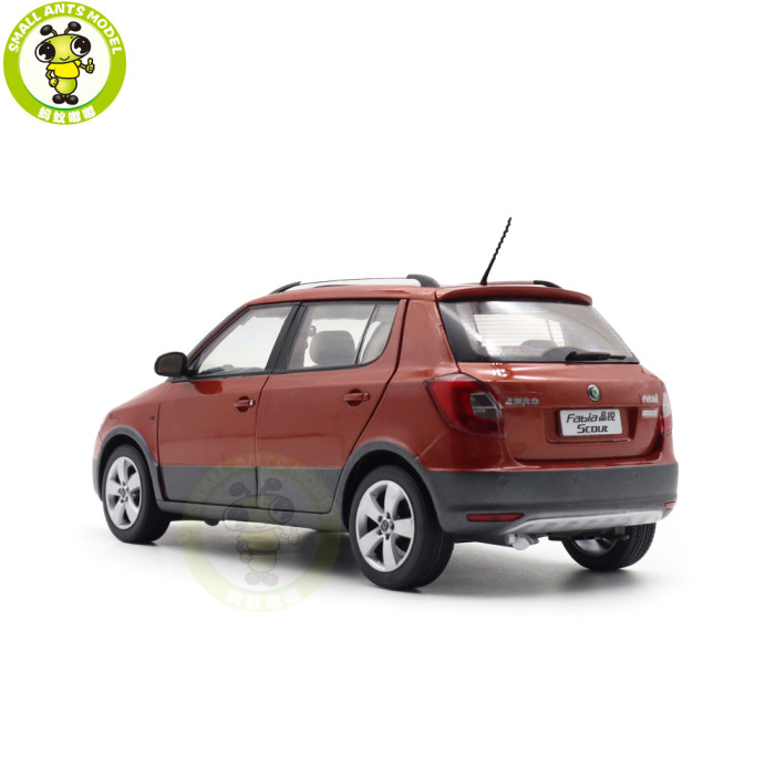1/18 VW Skoda Fabia Scout Diecast Model Toy Car Gifts For Father Friends