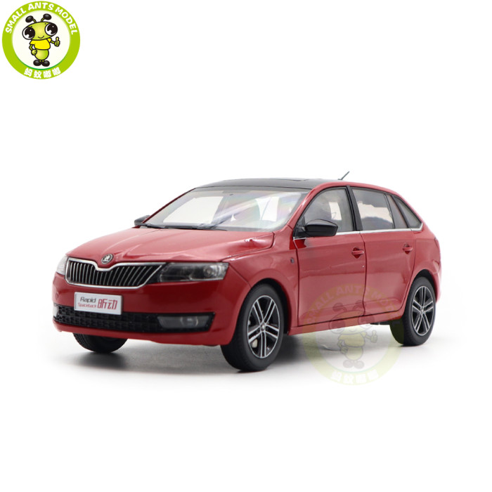 1/18 VW Skoda Rapid Spaceback Diecast Model Toy Car Gifts For Father Friends