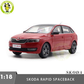 1/18 VW Skoda Rapid Spaceback Diecast Model Toy Car Gifts For Father Friends