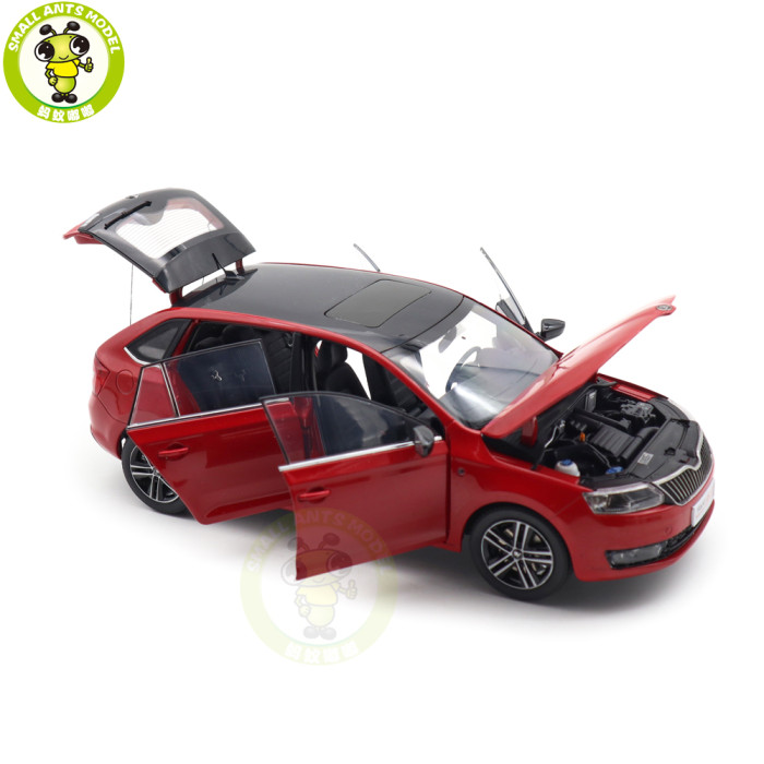 1/18 VW Skoda Rapid Spaceback Diecast Model Toy Car Gifts For Father Friends