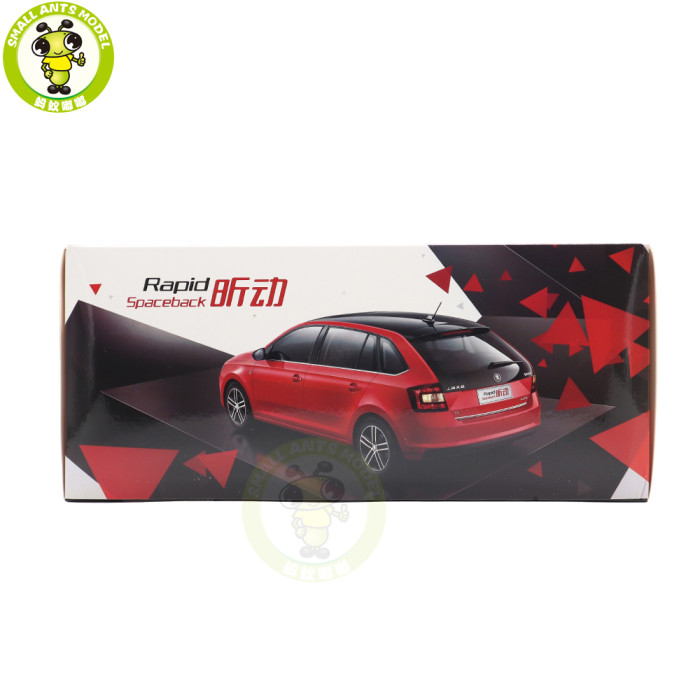 1/18 VW Skoda Rapid Spaceback Diecast Model Toy Car Gifts For Father Friends