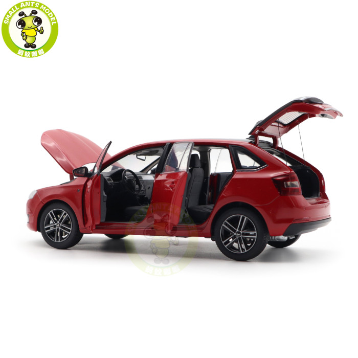 1/18 VW Skoda Rapid Spaceback Diecast Model Toy Car Gifts For Father Friends
