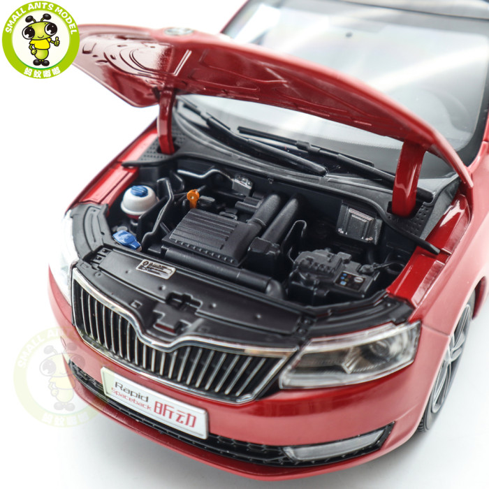 1/18 VW Skoda Rapid Spaceback Diecast Model Toy Car Gifts For Father Friends