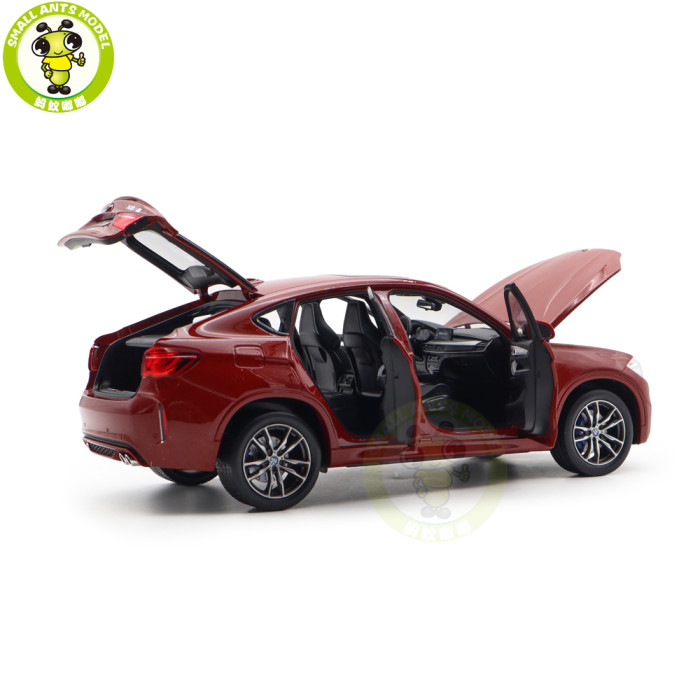 1/18 BMW X6 M F86 2015 Norev 183242 Red Metallic Diecast Model Toy Car Gifts For Friends Father
