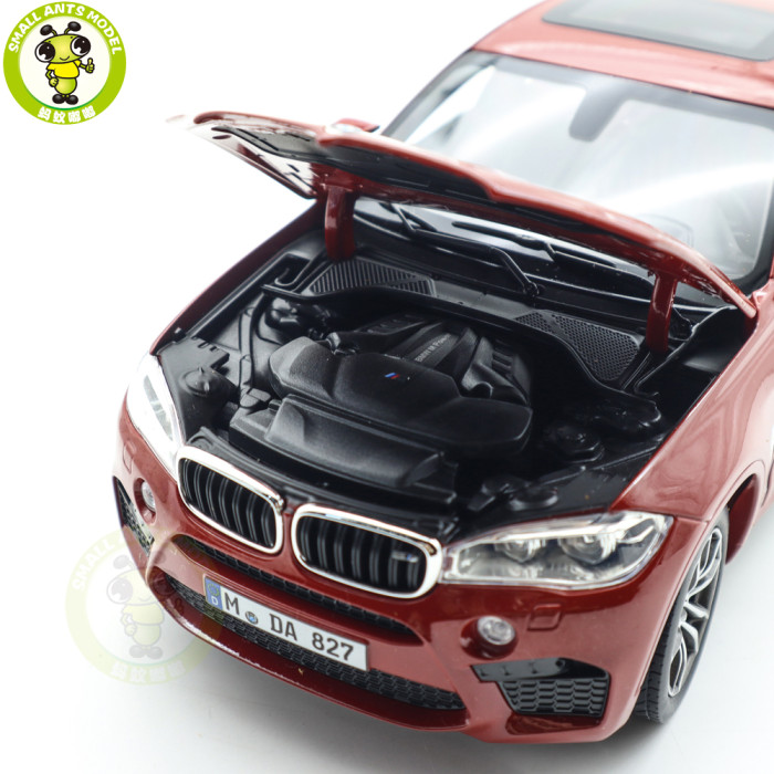 1/18 BMW X6 M F86 2015 Norev 183242 Red Metallic Diecast Model Toy Car Gifts For Friends Father