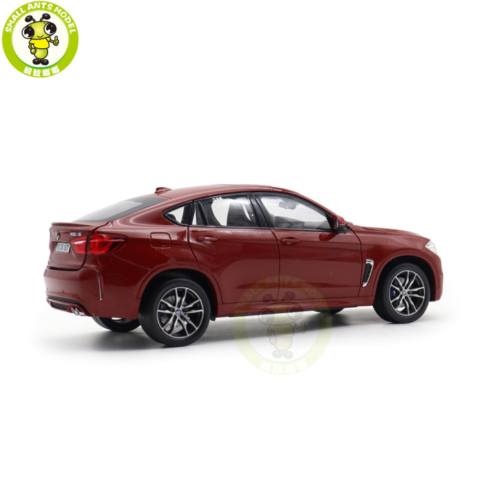 1/18 BMW X6 M F86 2015 Norev 183242 Red Metallic Diecast Model Toy Car Gifts For Friends Father