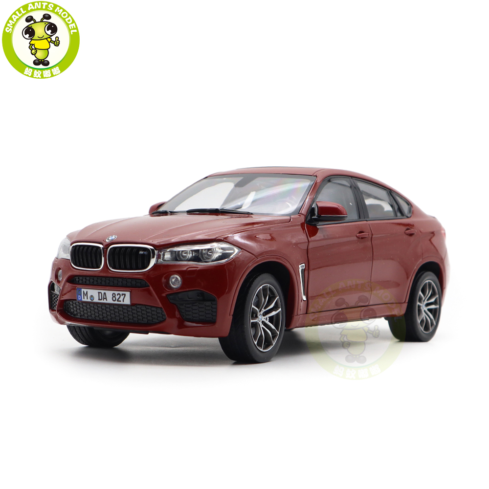 1/18 BMW X6 M F86 2015 Norev 183242 Red Metallic Diecast Model Toy