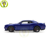 1/18 Dodge Challenger R/T Scat Pack Widebody 2022 Indigo Blue AUTOart 71772 Model Car