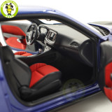 1/18 Dodge Challenger R/T Scat Pack Widebody 2022 Indigo Blue AUTOart 71772 Model Car
