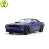 1/18 Dodge Challenger R/T Scat Pack Widebody 2022 Indigo Blue AUTOart 71772 Model Car