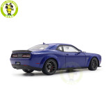 1/18 Dodge Challenger R/T Scat Pack Widebody 2022 Indigo Blue AUTOart 71772 Model Car
