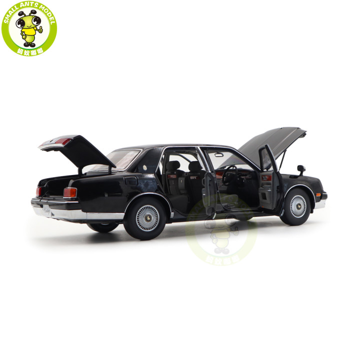 1/18 Toyota Century 1997 Almost Real 870201 Black Diecast Model Car Gifts For Father Friends