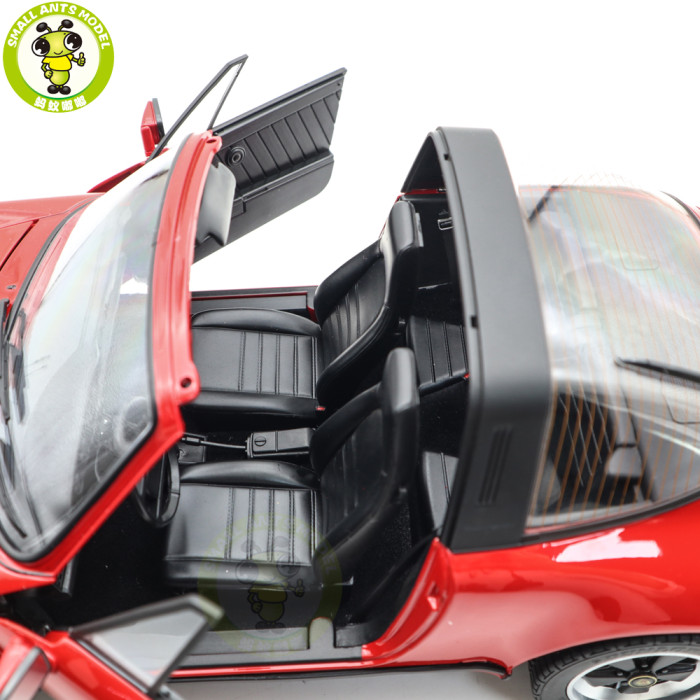1/12 Schuco Porsche 911 Carrera Targa 3.2 Red Diecast Model Toy Car Gifts For Father Friends