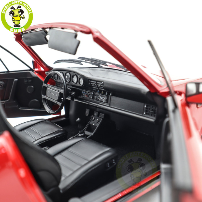 1/12 Schuco Porsche 911 Carrera Targa 3.2 Red Diecast Model Toy Car Gifts For Father Friends
