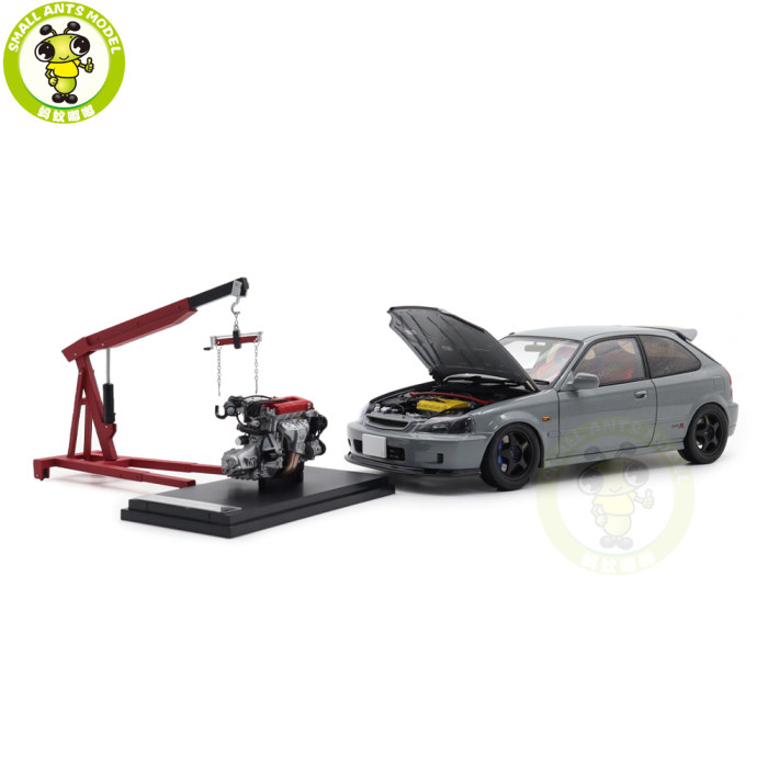 1/18 MOTORHELIX Honda CIVIC Type R EK9-120 Diecast Model Toy Car Gifts For Father Friends