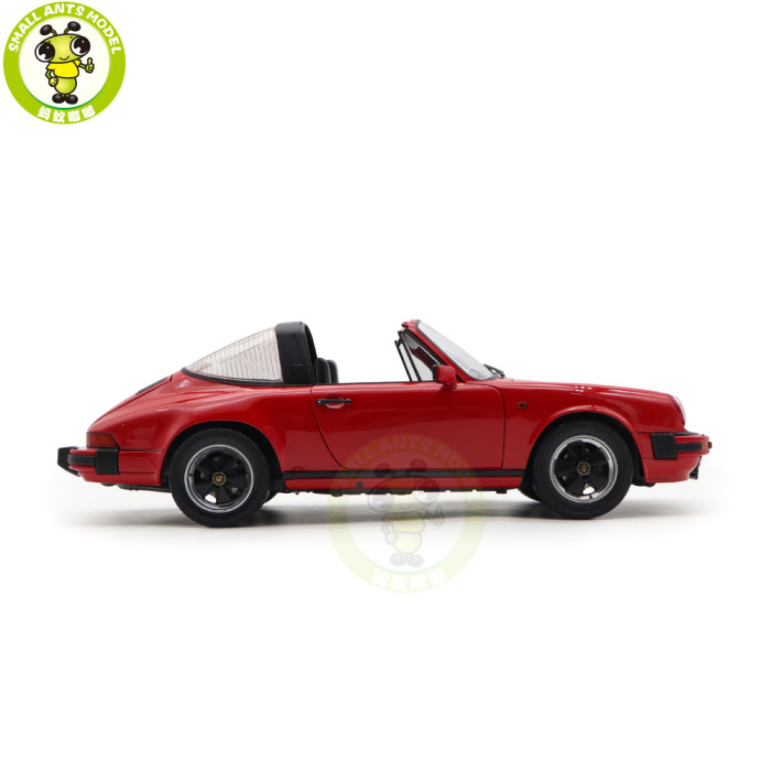 1/12 Schuco Porsche 911 Carrera Targa 3.2 Red Diecast Model Toy Car Gifts For Father Friends