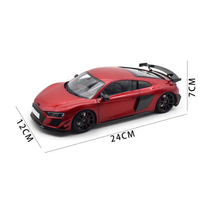 1/18 2021 Audi R8 V10 GT RWD KengFai Diecast Model Toy Car Gifts For Friends Father