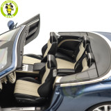 1/18 Bentley Continental GT Convertible 2019 Norev 182785 Blue Crystal Metallic Diecast Model Car Toys Gifts For Adults Friends Father