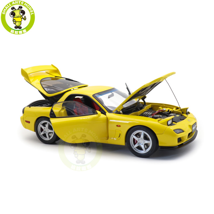 1/18 Mazda RX-7 RX 7 Spirit R Polar Master Diecast Model Toy Car Gifts For Friends Father