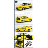 1/18 LCD Honda Civic 5th Mk5 EG6 Diecast Model Car Gifts For Father Friends