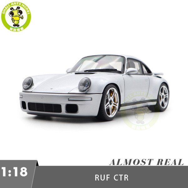 1/18 Porsche RUF CTR Anniversary 2017 GT Silver Almost Real 880303 Diecast Model Toy Car Gifts For Friends Father