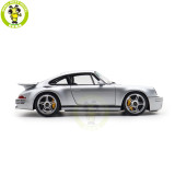 1/18 Porsche RUF CTR Anniversary 2017 GT Silver Almost Real 880303 Diecast Model Toy Car Gifts For Friends Father