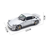 1/18 Porsche RUF CTR Anniversary 2017 GT Silver Almost Real 880303 Diecast Model Toy Car Gifts For Friends Father