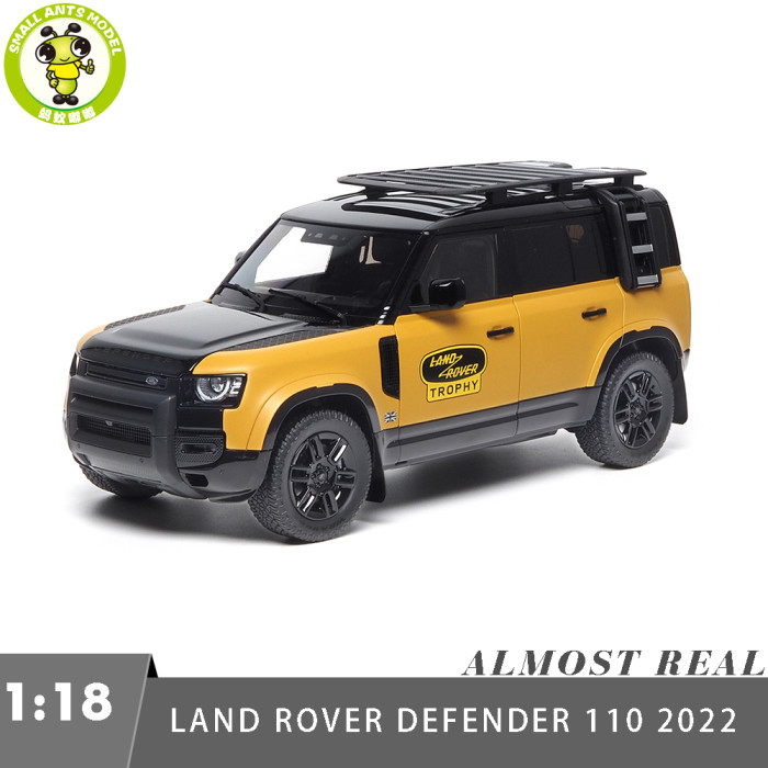 1/18 Land Rover Defender 110 2022 Trophy Edition Almost Real 810810 Diecast Model Toy Car Gifts For Father Friends