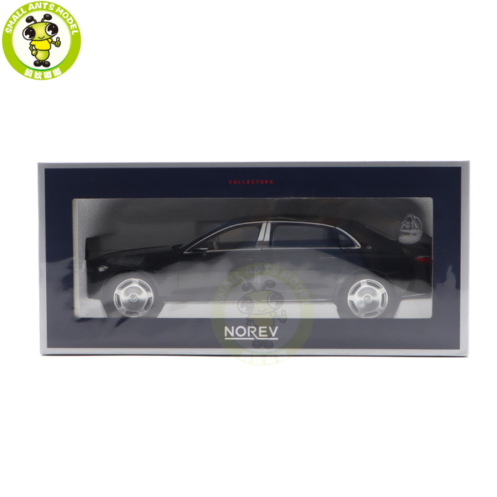 1/18 Mercedes Benz Maybach S Class S680 2021 X223 Norev 183429 Black Diecast Model Toys Car Gifts For Father Friends