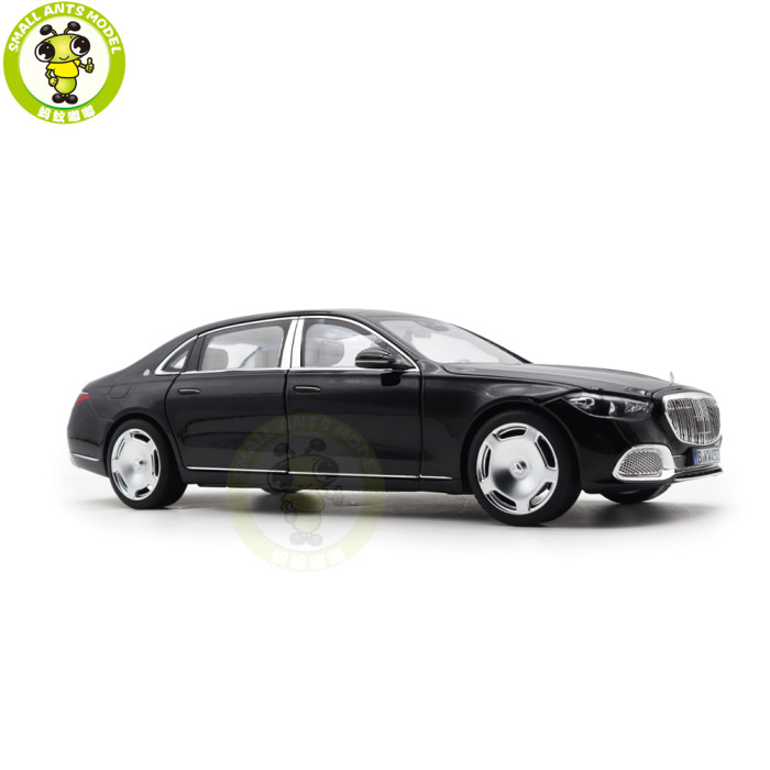 1/18 Mercedes Benz Maybach S Class S680 2021 X223 Norev 183429 Black Diecast Model Toys Car Gifts For Father Friends