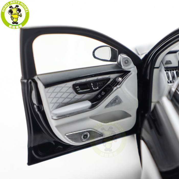 1/18 Mercedes Benz Maybach S Class S680 2021 X223 Norev 183429 Black Diecast Model Toys Car Gifts For Father Friends