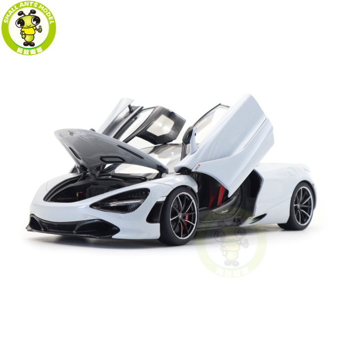 1/18 McLaren 720S Silica White Autoart 76069 Model Toy Car Gifts For Father Friends