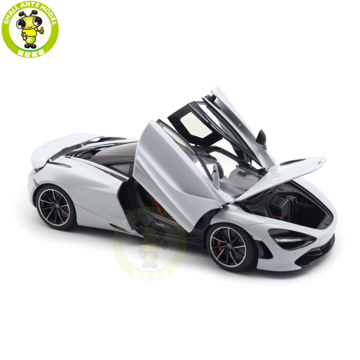 1/18 McLaren 720S Silica White Autoart 76069 Model Toy Car Gifts For Father Friends