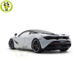 1/18 McLaren 720S Silica White Autoart 76069 Model Toy Car Gifts For Father Friends