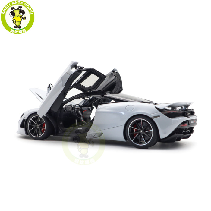 1/18 McLaren 720S Silica White Autoart 76069 Model Toy Car Gifts For Father Friends