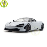 1/18 McLaren 720S Silica White Autoart 76069 Model Toy Car Gifts For Father Friends