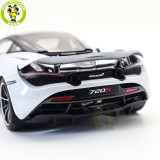 1/18 McLaren 720S Silica White Autoart 76069 Model Toy Car Gifts For Father Friends