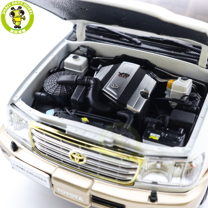 1/18 Toyota Land Cruiser LC100 Diecast Model Suv Car Toys Gifts For Father Friends