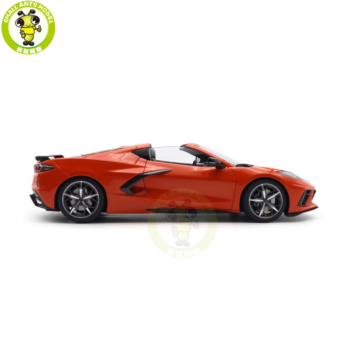 1/18 Chevrolet CORVETTE Stingray 2020 Autoart 71283 Sebring Orange Model Toy Car Gifts For Father Friends